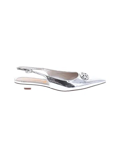 Pre-owned Sam Edelman Flats In Silver