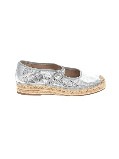 Pre-owned Sam Edelman Flats In Silver