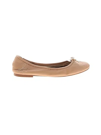 Pre-owned Sam Edelman Flats In Tan