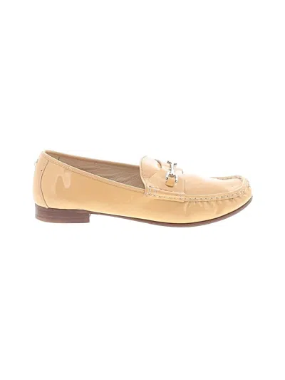 Pre-owned Sam Edelman Flats In Tan