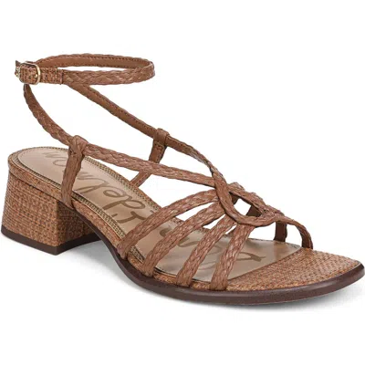 Sam Edelman Fletcher Ankle Strap Sandal In Brown