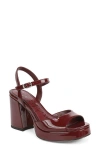 Sam Edelman Fleur Platform Sandal In Red