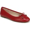 Sam Edelman Flora Ballet Flat In Red