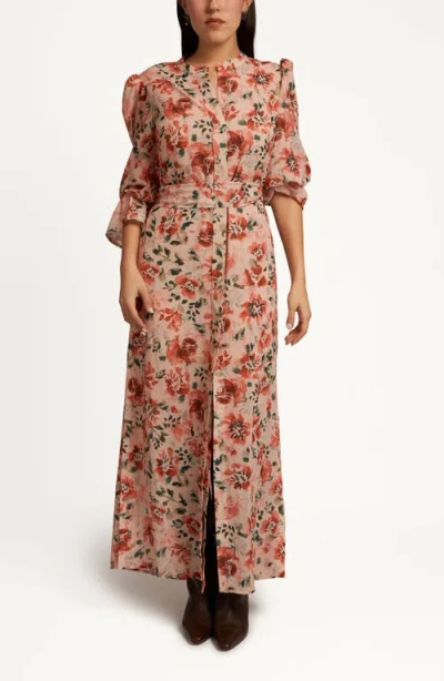 Sam Edelman Floral Print Maxi Dress In Multi