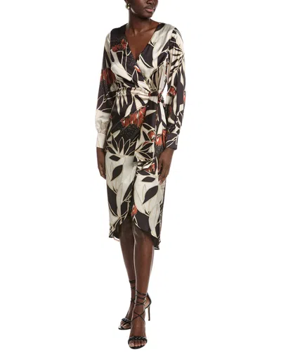 Sam Edelman Floral Wrap In Black