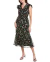 Sam Edelman Flutter Maxi Dress In Multi
