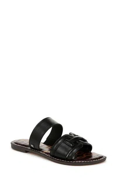Sam Edelman Gabi Two-strap Slide Sandal In Black