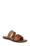Sam Edelman Gabi Two-strap Slide Sandal In Brown