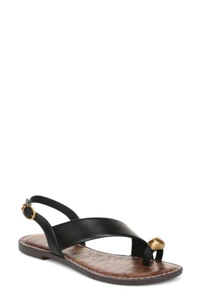 Sam Edelman Gace Toe Loop Slingback Sandal In Black