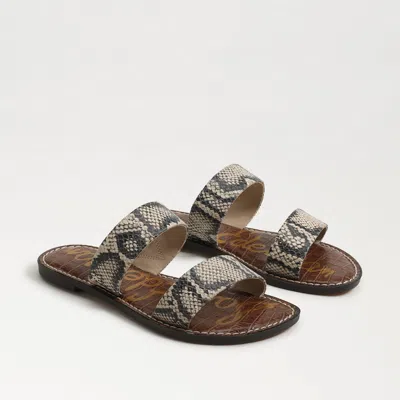 SAM EDELMAN SAM EDELMAN GALA DOUBLE STRAP SLIDE SANDAL ROCCIA SNAKE