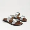 Sam Edelman Gala Slide Sandal In Silver