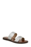 Sam Edelman Gala Slide Sandal In Silver