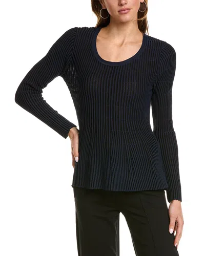 Sam Edelman Gia Rib Peplum Sweater