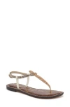 Sam Edelman Gigi Thong Sandal Natural Multi Python In Multi