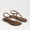 Sam Edelman Gigi Thong Sandal Beechwood Multi Leather