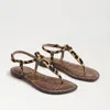 Sam Edelman Gigi Thong Sandals Cypress Tan Multi In Brown