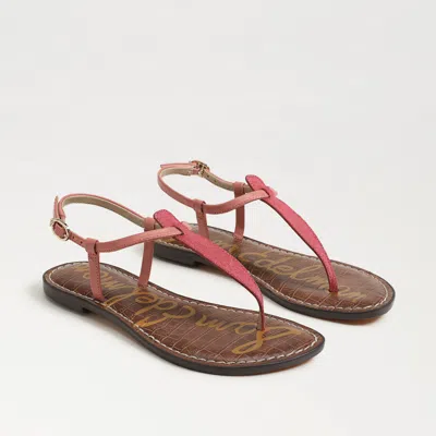 Sam Edelman Gigi Thong Sandal Pink Lily Brahama Hair