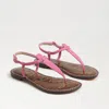 Sam Edelman Gigi Thong Sandal Pink Poppy Suede