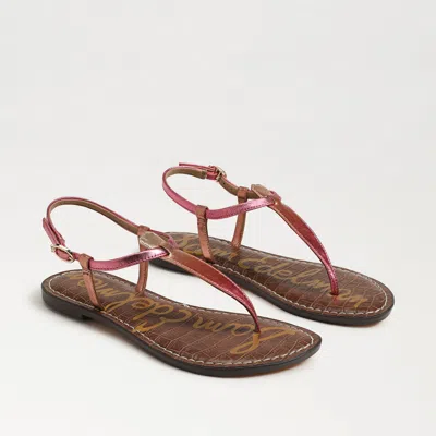 Sam Edelman Gigi Thong Sandal Sunrise Multi Metallic In Brown