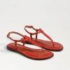 SAM EDELMAN SAM EDELMAN GIGI THONG SANDAL TERRA ORANGE CROCO