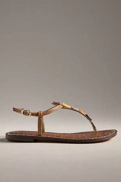 Sam Edelman Gigi Thong Sandals In Beige