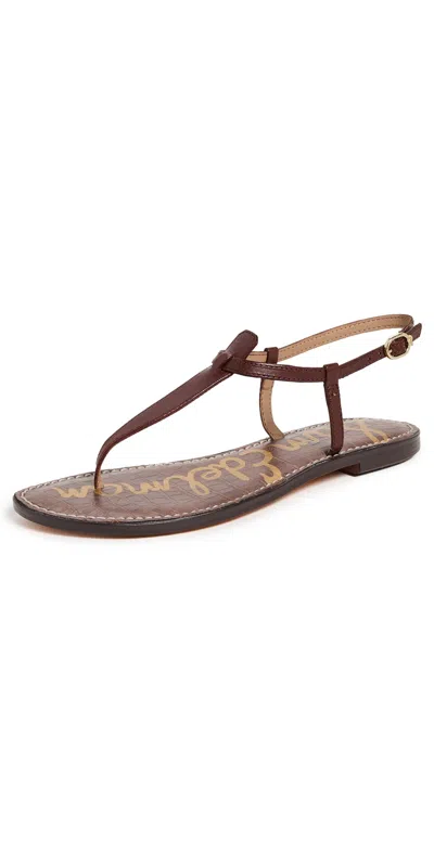 Sam Edelman Gigi Thong Sandals Bourbon