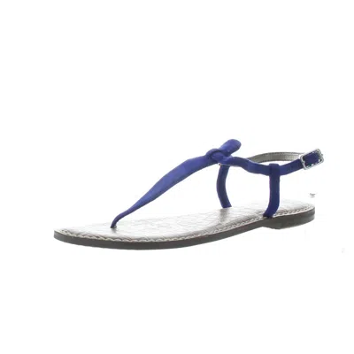 Sam Edelman Gigi Womens Thong Sandals In Blue