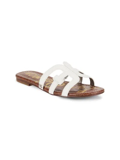 Sam Edelman Kids' Girl's Bella Bay Leather Sandals In White