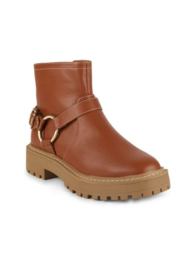 Sam Edelman Kids' Girl's Lucianna Marie Ankle Boots In Brown