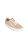 Sam Edelman Little And Big Girls Essie Tere Lace Up Court Sneaker In Rose Gold