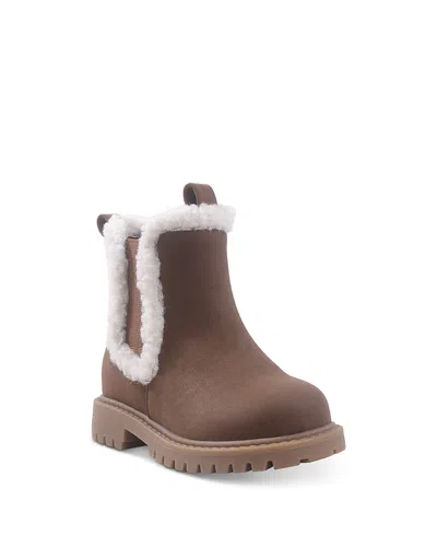 Sam Edelman Girls' Lucianna Faux Sherpa Ankle Boots - Toddler In Multi