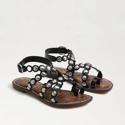 Sam Edelman Gloria Ankle Strap Sandal Black Leather