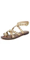 Sam Edelman Gloria Studded Sandals Gold