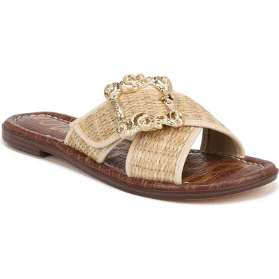 Sam Edelman Gracyn Slide Sandal In Dark Natural