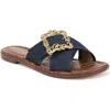 Sam Edelman Gracyn Slide Sandal Hudson Navy In Hudson Blue