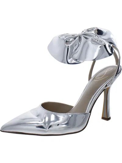 Sam Edelman Halie 2 Womens Metallic Pointed Toe Pumps In Multi