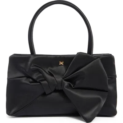 Sam Edelman Halie Bow Evening Bag In Black