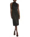 Sam Edelman Hammered Satin Midi Dress
