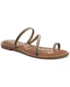Sam Edelman Harlyn Toe Loop Slide Sandal In Brown