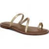 Sam Edelman Harlyn Leather Slide In Gold