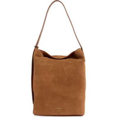 Sam Edelman Harlyn Suede Bucket Bag In Brown