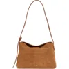 Sam Edelman Harlyn Suede Shoulder Bag In Brown