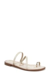 Sam Edelman Harlyn Toe Loop Slide Sandal In Neutral