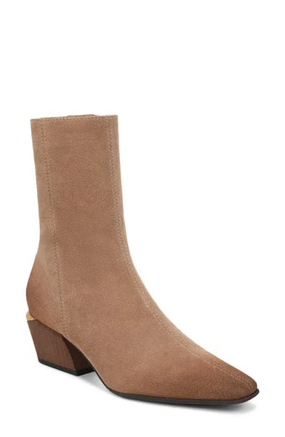 Sam Edelman Harmony 2 Leather Bootie In Truffle Brown