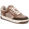 Sam Edelman Harper Cozy Faux Shearling Sneaker In Taupe Multi