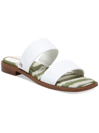 Sam Edelman Haydee Leather Sandals In White