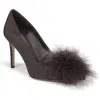 Sam Edelman Hazel Feather Embellished Pump In Brown
