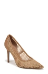 Sam Edelman Hazel Mesh Pointed Toe Pump In Hazelwood