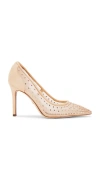 Sam Edelman Hazel Mesh Pointed Toe Pump In Nude