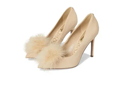Sam Edelman Hazel Plush Pump Shoes In Neutral